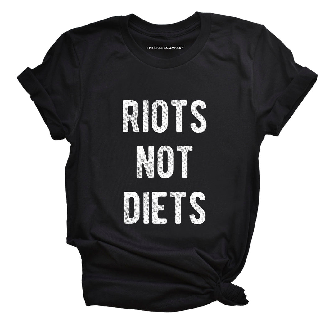Riots Not Diets Feminist T-Shirt