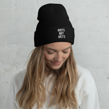 Load image into Gallery viewer, Riots Not Diets Feminist Beanie Hat