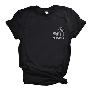 Embroidered Smash The Patriarchy Feminist T-Shirt