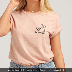 Embroidered Smash The Patriarchy Feminist T-Shirt