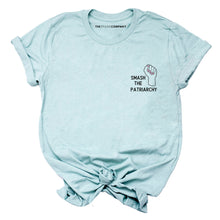 Load image into Gallery viewer, Embroidered Smash The Patriarchy Feminist T-Shirt