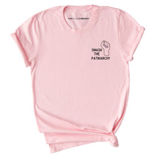 Load image into Gallery viewer, Embroidered Smash The Patriarchy Feminist T-Shirt