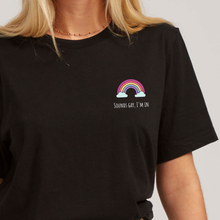 Load image into Gallery viewer, Sounds Gay I&#39;m In, Corner LGBTQ+ Pride T-Shirt