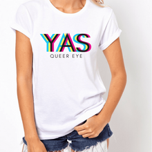 Load image into Gallery viewer, Queer Eye Yas Queen - LGBT T-Shirt-LGBT Apparel, LGBT Clothing, LGBT T Shirt-The Spark Company-The Spark Company