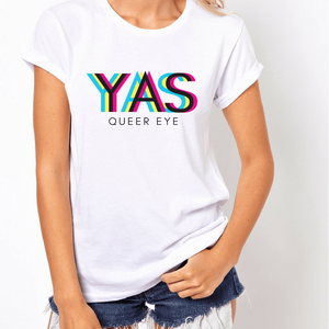 Queer Eye Yas Queen - LGBT T-Shirt-LGBT Apparel, LGBT Clothing, LGBT T Shirt-The Spark Company-The Spark Company