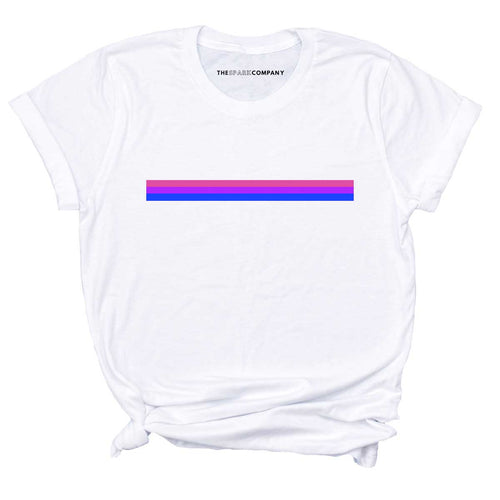 Bisexual Stripe LGBTQ+ Pride T-Shirt