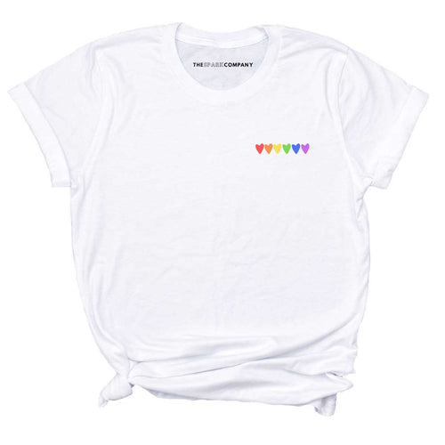 Rainbow Hearts LGBTQ+ T-Shirt