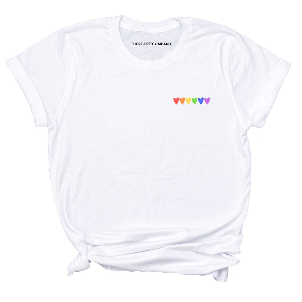 Rainbow Hearts LGBTQ+ T-Shirt