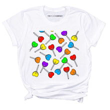 Load image into Gallery viewer, Rainbow Heart Lollies LGBTQ+ T-Shirt