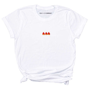 On Fire Embroidered Feminist T-Shirt