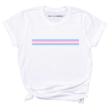 Load image into Gallery viewer, Transgender Stripe LGBTQ+ Pride T-Shirt
