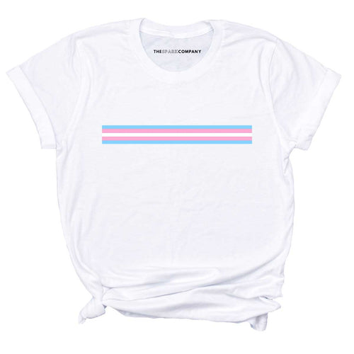 Transgender Stripe LGBTQ+ Pride T-Shirt
