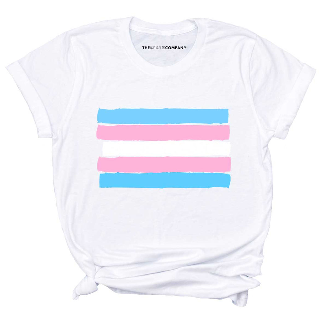 Transgender Pride Flag LGBTQ+ Pride T-Shirt