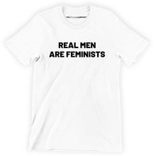 Load image into Gallery viewer, Real Men Are Feminists Men&#39;s Feminist T-Shirt