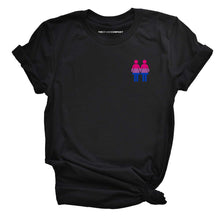 Load image into Gallery viewer, Holding Hands, Bisexual LGBTQ+ Pride T-Shirt