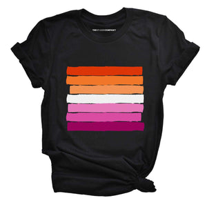 Lesbian Pride Flag LGBTQ+ Pride T-Shirt