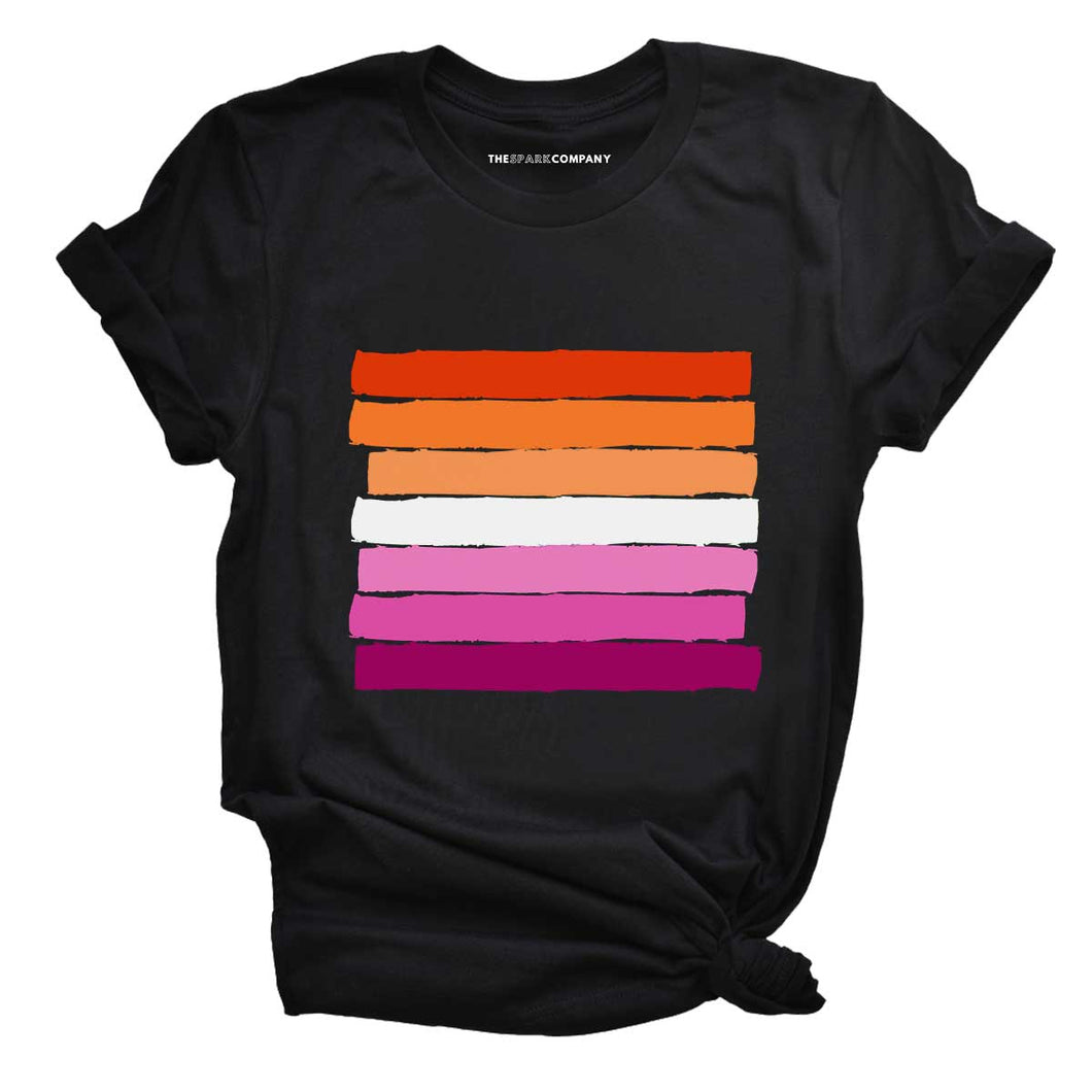 Lesbian Pride Flag LGBTQ+ Pride T-Shirt