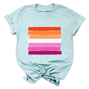 Lesbian Pride Flag LGBTQ+ Pride T-Shirt