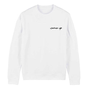 Embroidered Woman Up Feminist Sweatshirt