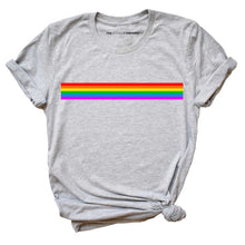 Load image into Gallery viewer, Pride Flag Stripe LGBTQ+ Pride T-Shirt