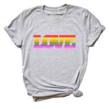 Load image into Gallery viewer, Love Pride Rainbow LGBTQ+ Pride T-Shirt