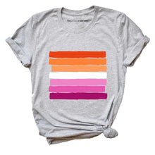 Load image into Gallery viewer, Lesbian Pride Flag LGBTQ+ Pride T-Shirt