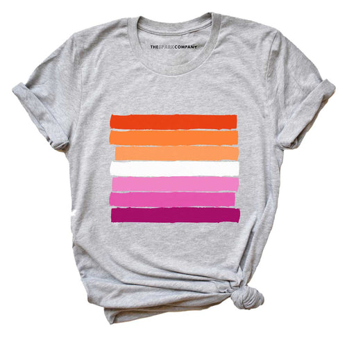 Lesbian Pride Flag LGBTQ+ Pride T-Shirt