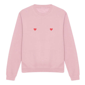 Heart Nipple Feminist Sweatshirt