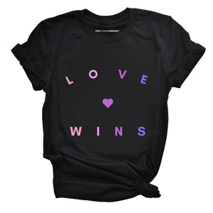 Love Wins Bisexual Colours LGBTQ+ Pride T-Shirt