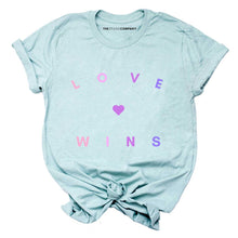 Load image into Gallery viewer, Love Wins Bisexual Colours LGBTQ+ Pride T-Shirt