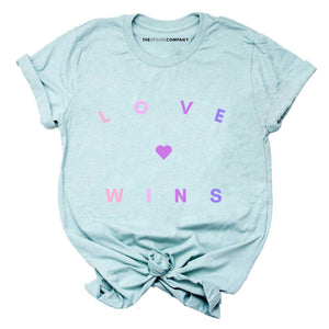 Love Wins Bisexual Colours LGBTQ+ Pride T-Shirt