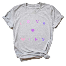 Load image into Gallery viewer, Love Wins Bisexual Colours LGBTQ+ Pride T-Shirt