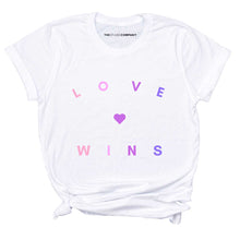 Load image into Gallery viewer, Love Wins Bisexual Colours LGBTQ+ Pride T-Shirt