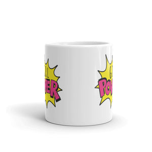 Feminist Mug - Comic Girl Power Mug-Feminist Apparel, Feminist Gift, Feminist Coffee Mug-The Spark Company-The Spark Company