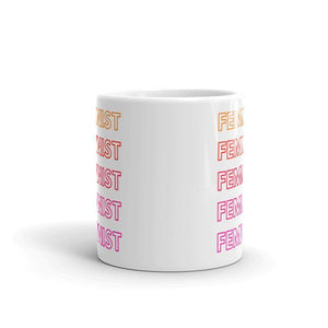 Feminist Rainbow - Feminist Mug, Feminist Gift-Feminist Apparel, Feminist Gift, Feminist Coffee Mug-The Spark Company-The Spark Company