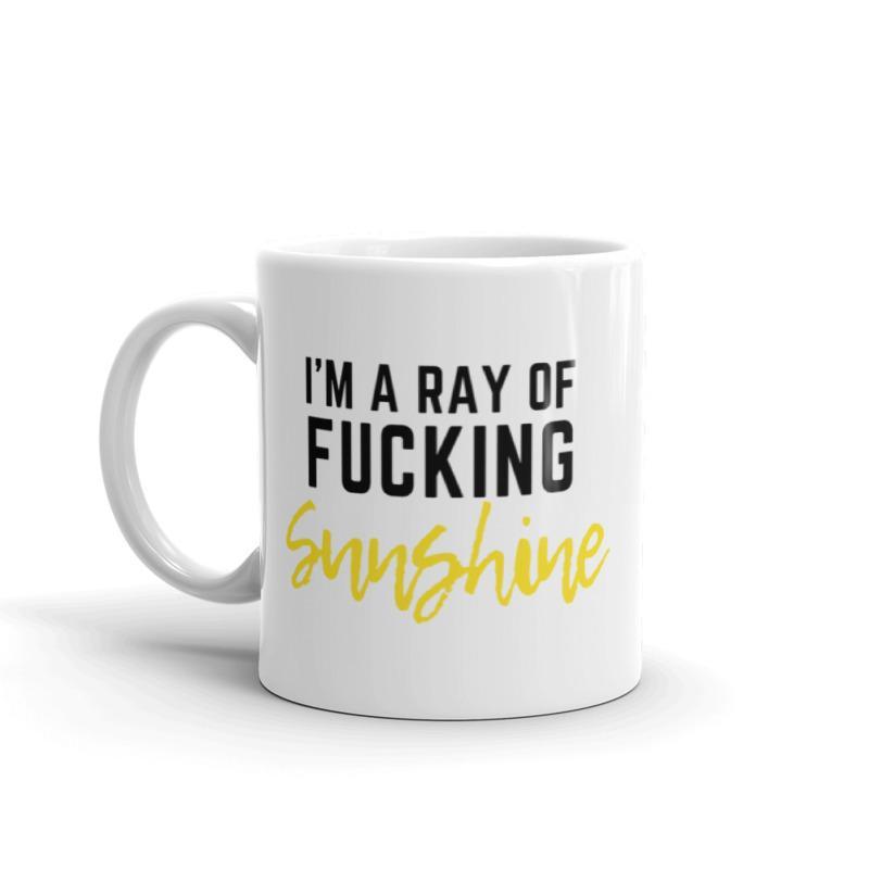 Ray of Sunshine - Feminist Mug, Feminist Gift-Feminist Apparel, Feminist Gift, Feminist Coffee Mug-The Spark Company-The Spark Company