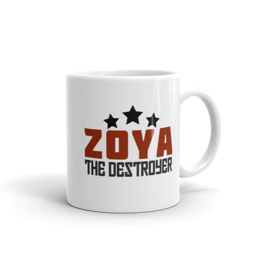 Glow Zoya The Destroyer - Feminist Mug, Feminist Gift-Feminist Apparel, Feminist Gift, Feminist Coffee Mug-The Spark Company-The Spark Company