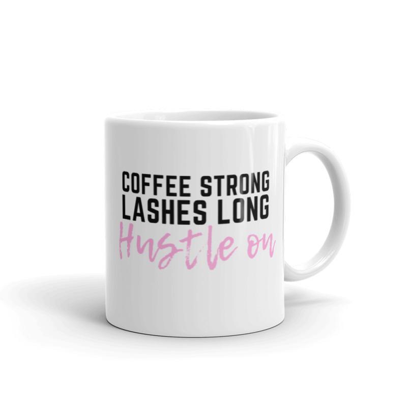 Hustle - Feminist Coffee Mug, Feminist Gift-Feminist Apparel, Feminist Gift, Feminist Coffee Mug-The Spark Company-The Spark Company
