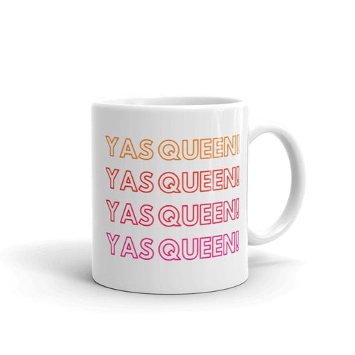 Yas Queen - Queer Eye LGBT Coffee Mug, Feminist Gift-LGBT Apparel, LGBT Gift, LGBT Coffee Mug-The Spark Company-The Spark Company