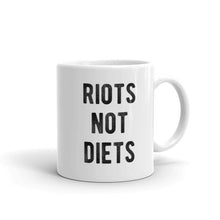 Load image into Gallery viewer, Riots Not Diets - Feminist Mug, Feminist Gift-Feminist Apparel, Feminist Gift, Feminist Coffee Mug-The Spark Company-The Spark Company