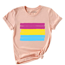 Load image into Gallery viewer, Pansexual Flag LGBTQ+ Pride T-Shirt