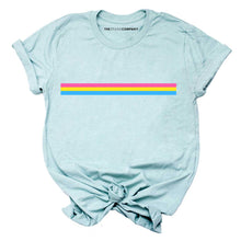 Load image into Gallery viewer, Pansexual Stripe LGBTQ+ Pride T-Shirt