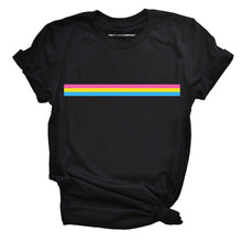 Load image into Gallery viewer, Pansexual Stripe LGBTQ+ Pride T-Shirt