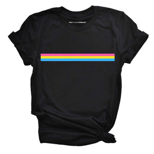 Pansexual Stripe LGBTQ+ Pride T-Shirt