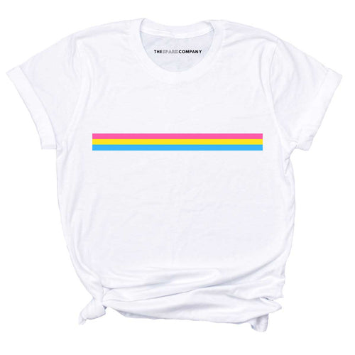 Pansexual Stripe LGBTQ+ Pride T-Shirt