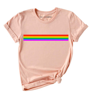 Pride Flag Stripe LGBTQ+ Pride T-Shirt