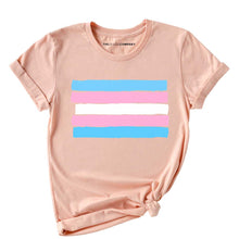 Load image into Gallery viewer, Transgender Pride Flag LGBTQ+ Pride T-Shirt