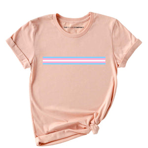 Transgender Stripe LGBTQ+ Pride T-Shirt