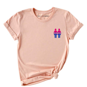 Holding Hands, Bisexual LGBTQ+ Pride T-Shirt