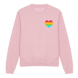Rainbow Pride Heart LGBTQ+ Pride Sweatshirt
